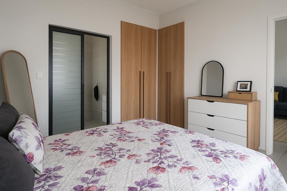 Spacious Bedroom with Lots of Cupboard Space