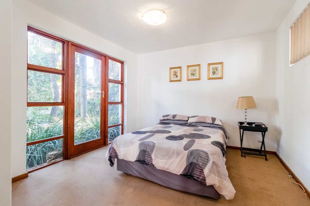 Guest room leading out into garden