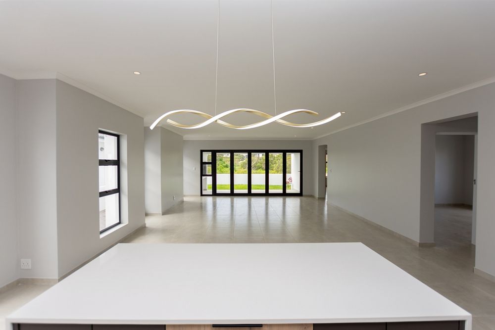 View from kitchen to living area