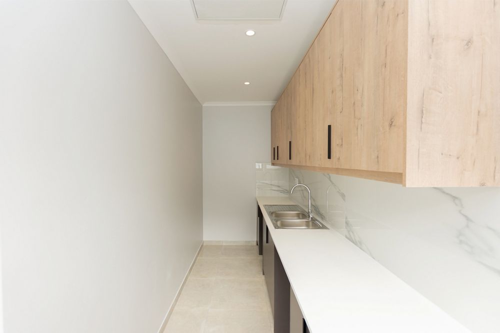 Side view of scullery