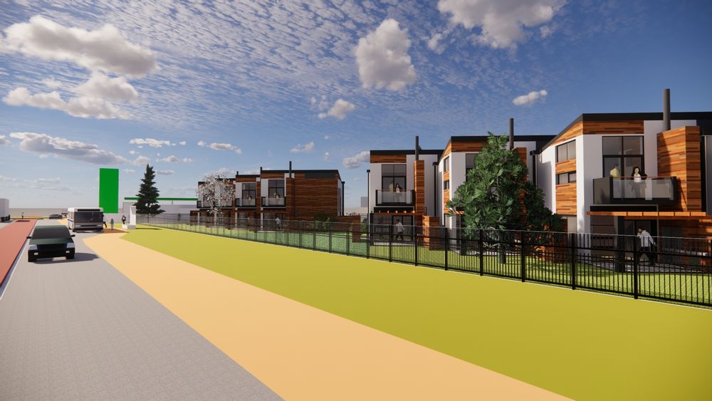 Proposed New Development Render (Changes to be made by Purchaser)