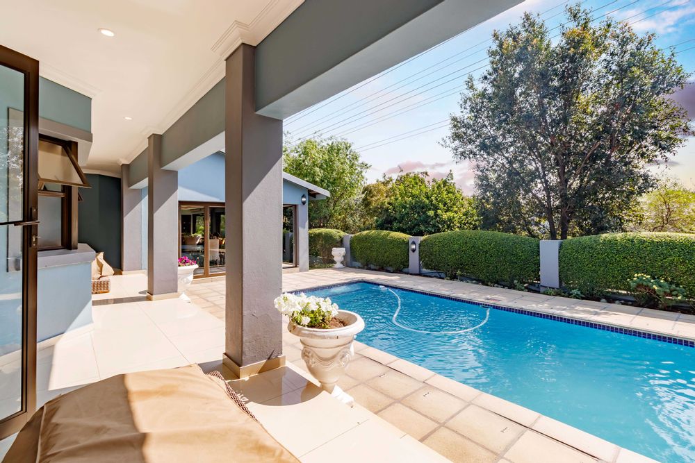 View of Pool from Bedrooms