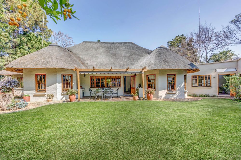 View of the house from the garden