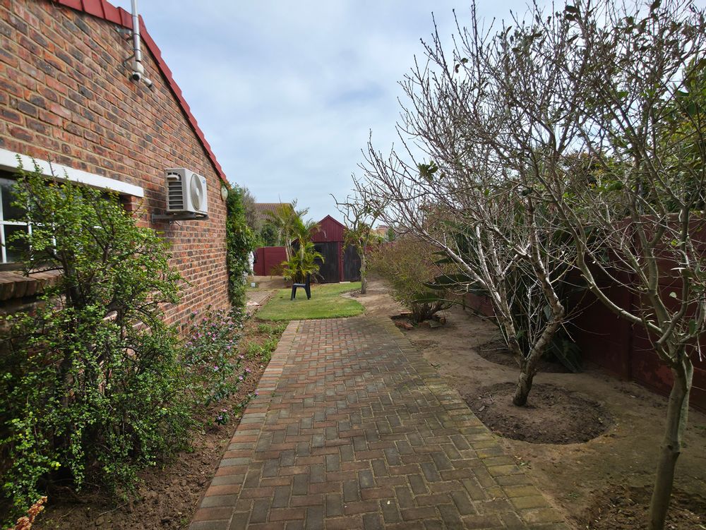 Side and back garden