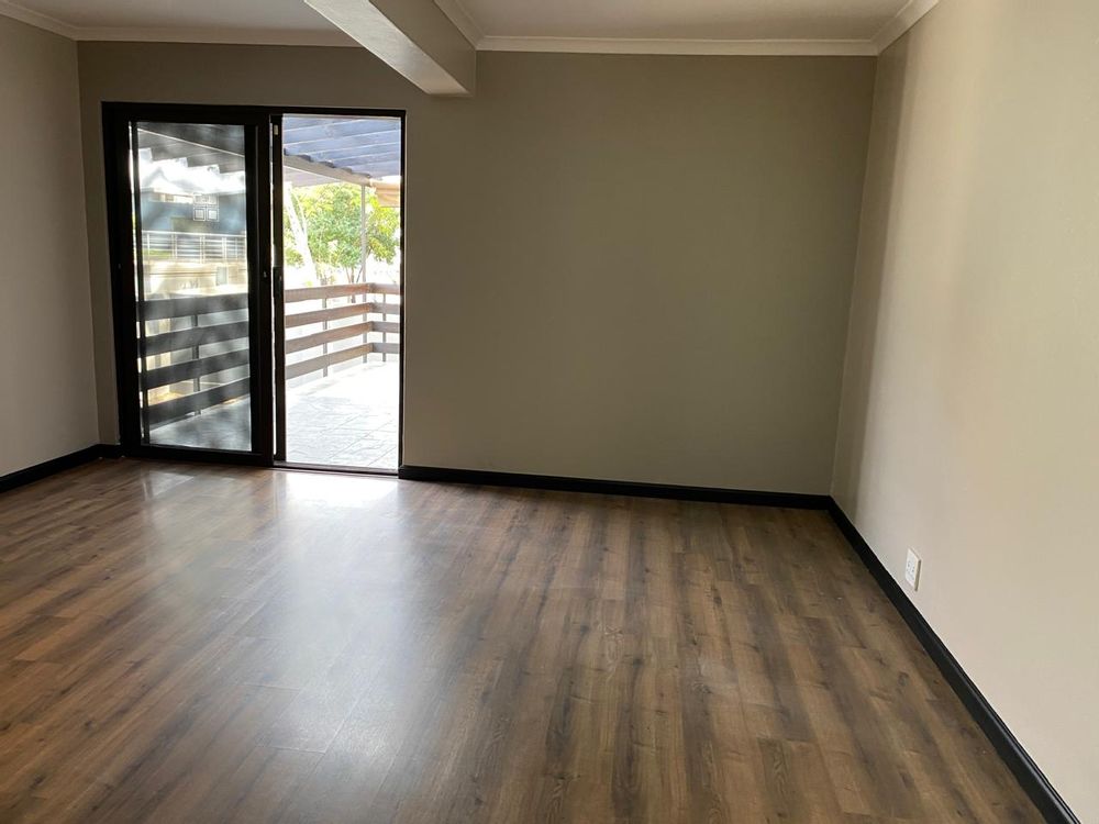 Dining area leading to patio