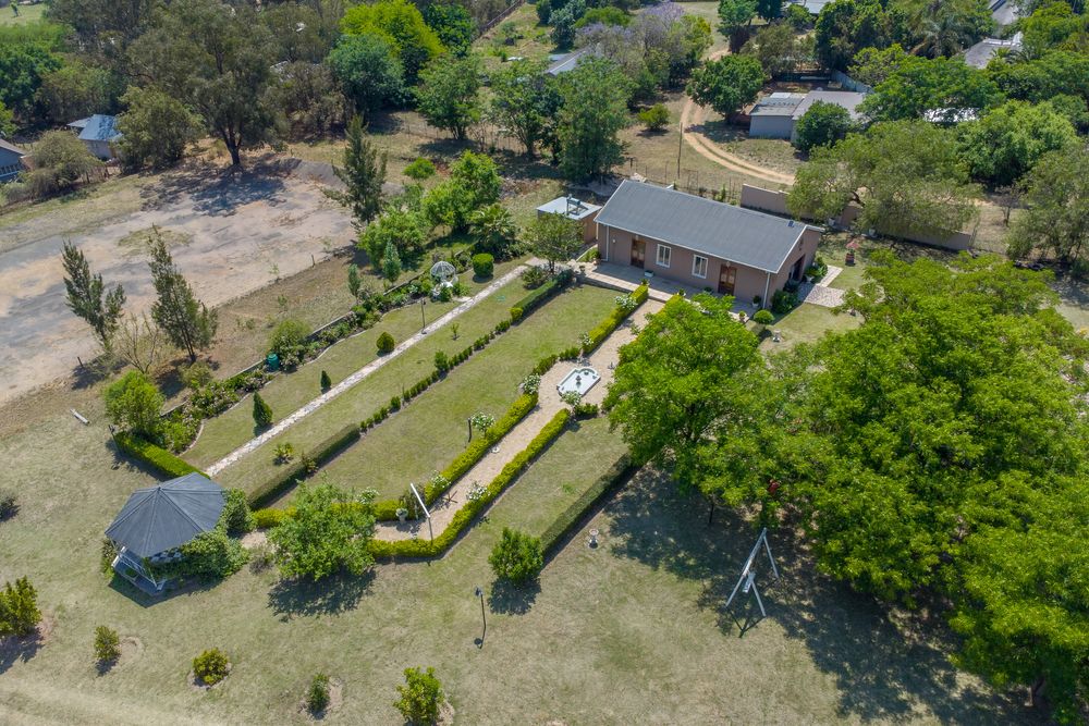 Aerial view of event venue