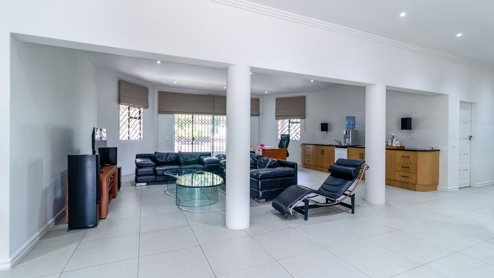 Upstairs pyjama lounge is fitted with a kitchenette