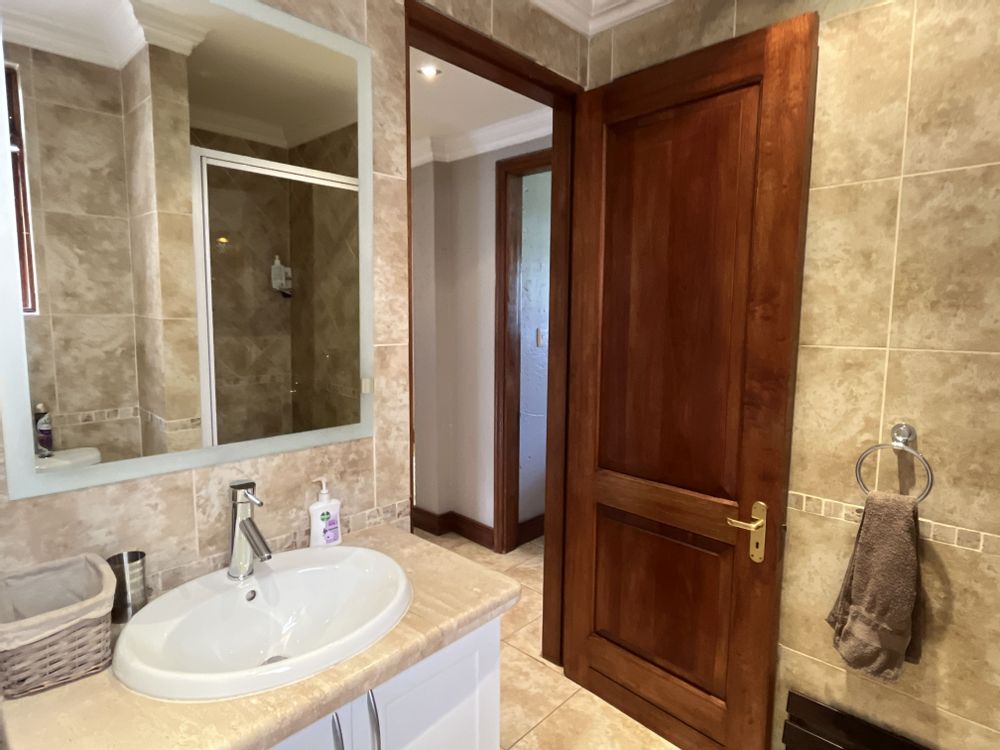 Bathroom looking out to door of Bedroom 2