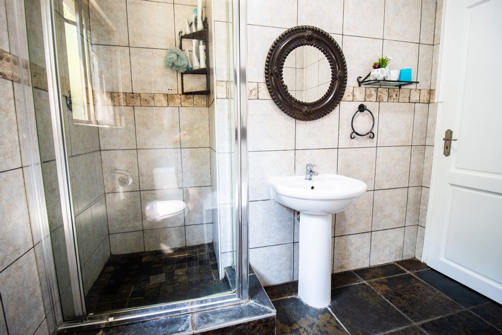 Shower & bath with family bathroom