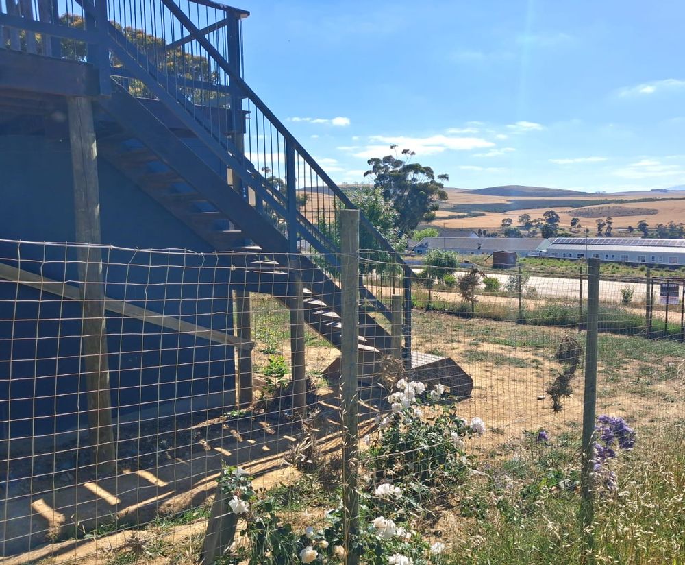 staircase from flatlet to deck