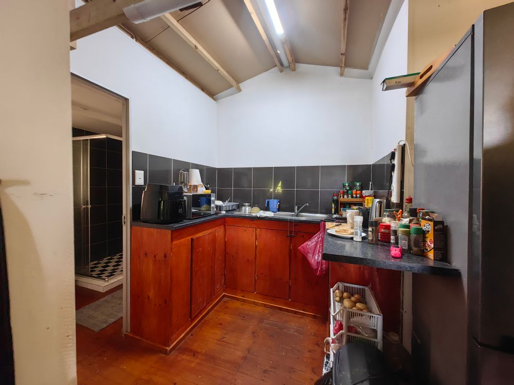 Kitchen of garden cottage