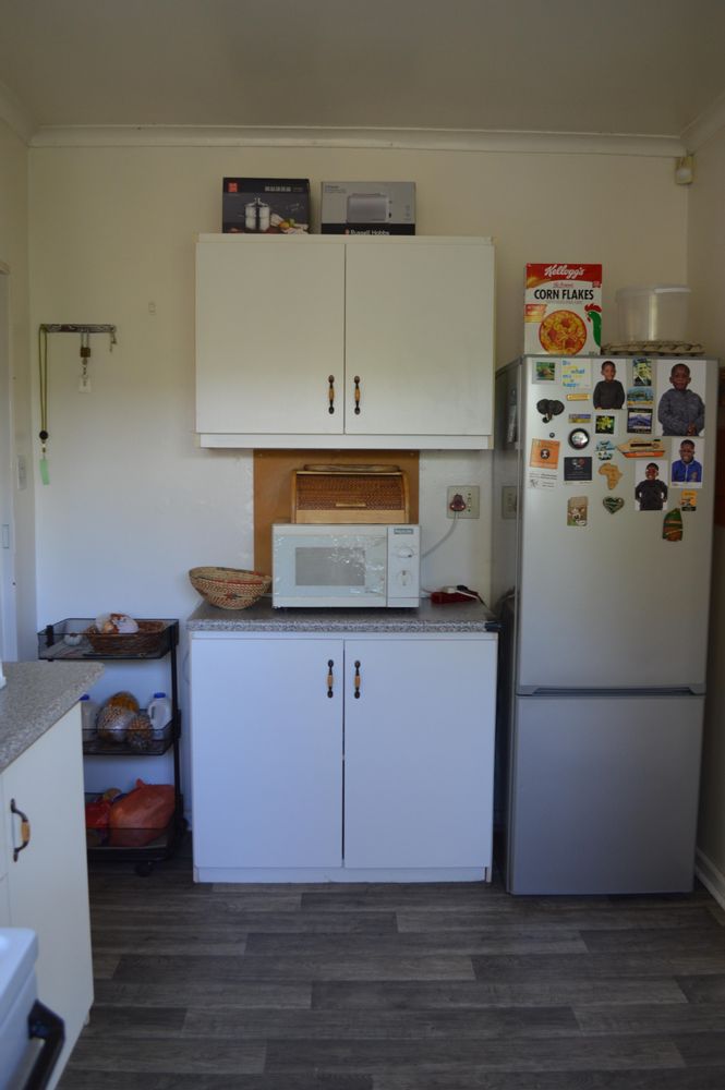 Kitchen with space for fridge