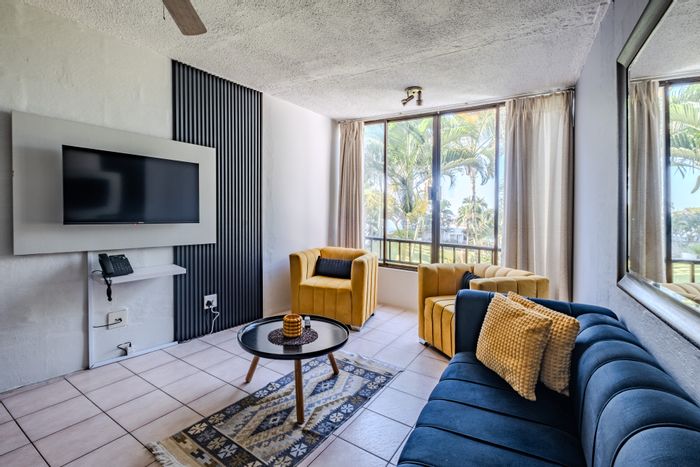 For Sale: 2-Bedroom Apartment in Umhlanga Central with pool, beach access, and spa.