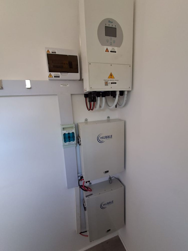 Inverter and batteries