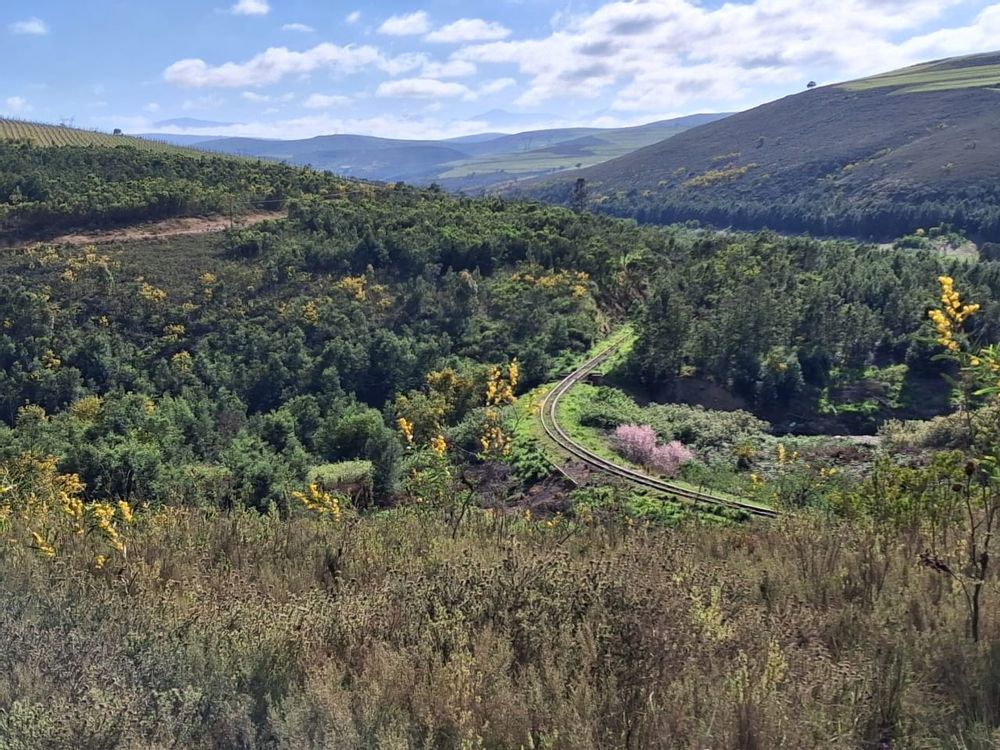 Surrounding countryside and train track