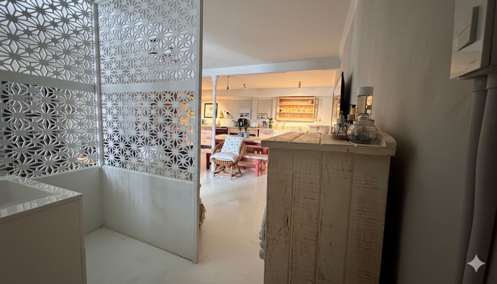 Looking back towards living area