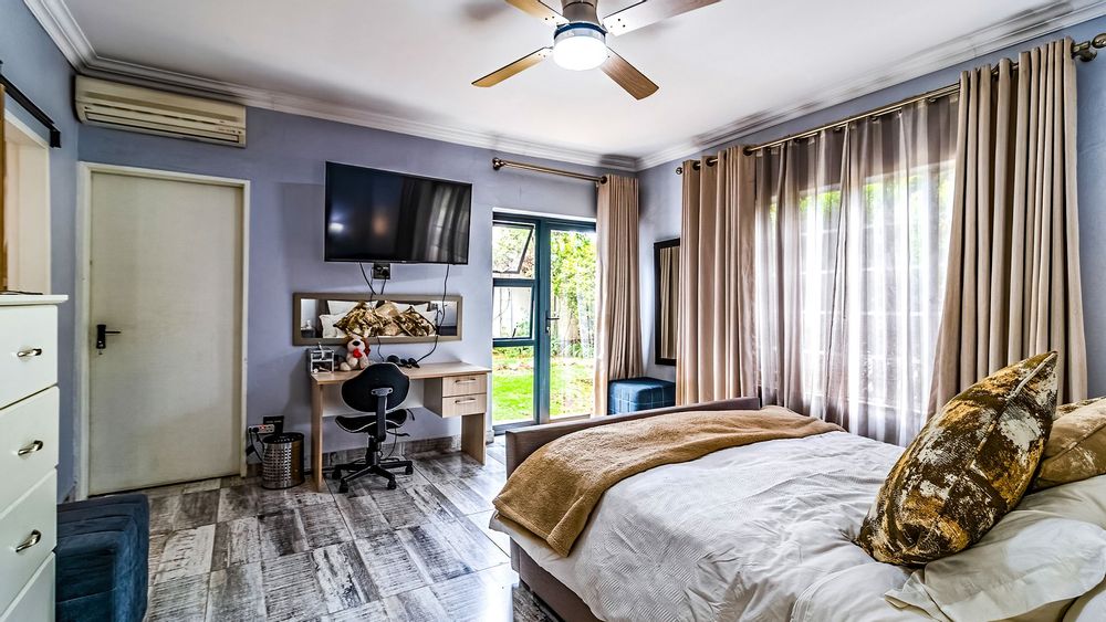 Main bedroom has a private courtyard