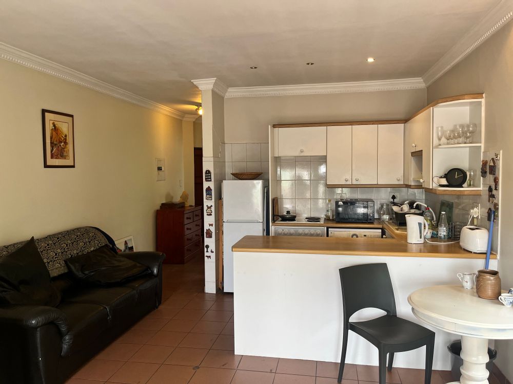 Dining room and kitchen