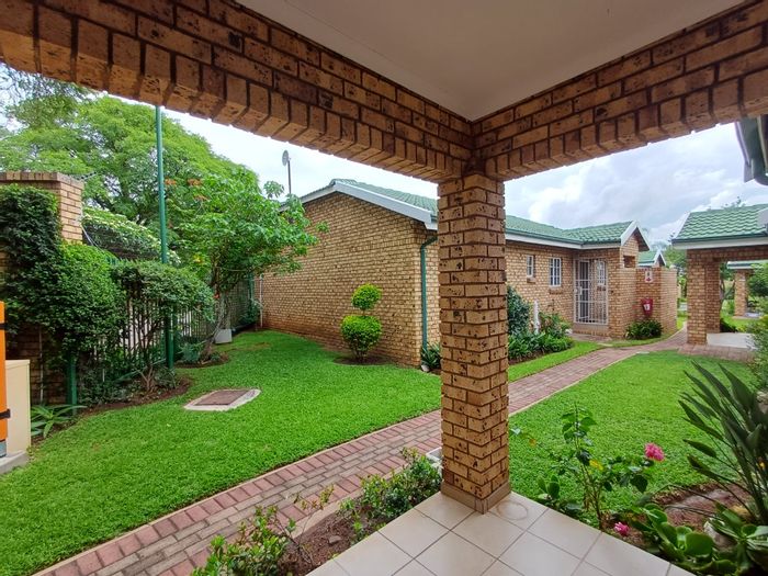 Townhouse for Sale in Bela Bela Central: Senior community, garden, library, secure parking.
