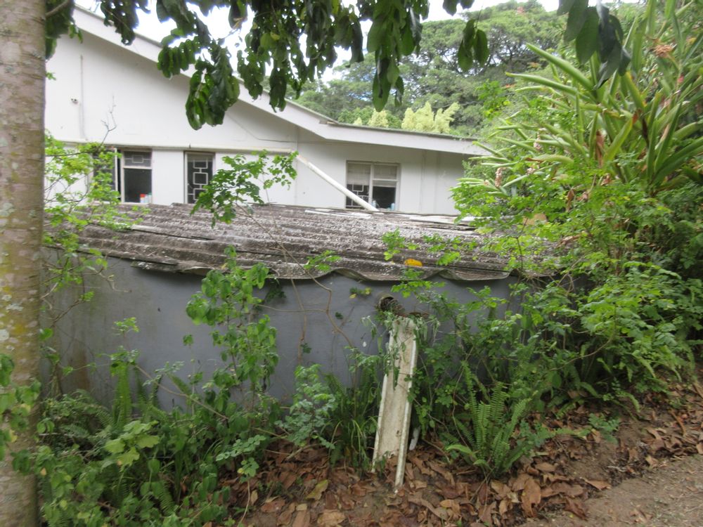 One of the water storage reservoirs