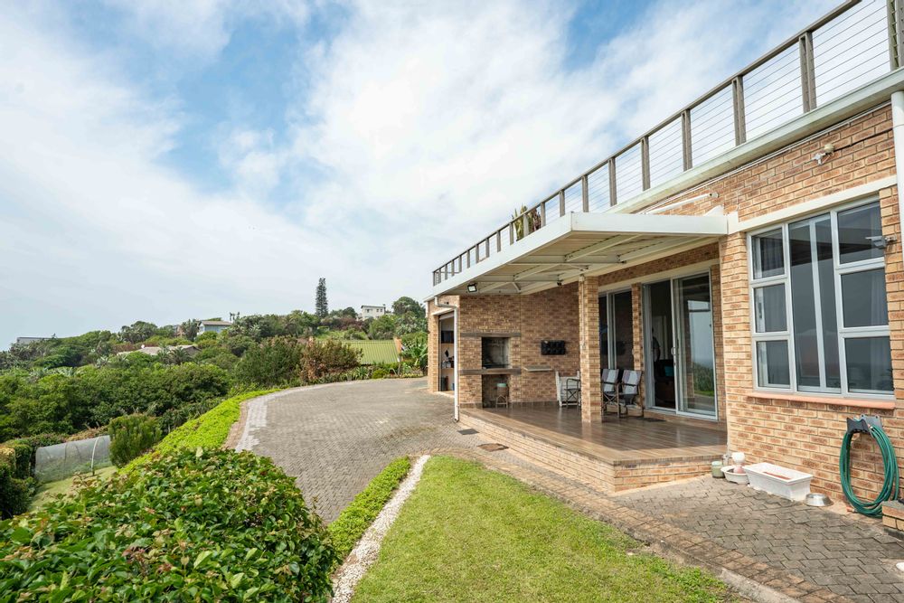 Flat at bottom of property