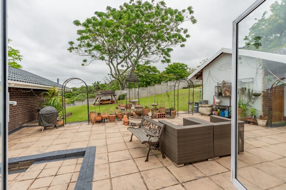 Back garden patio