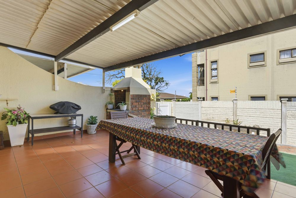 Covered patio from lounge