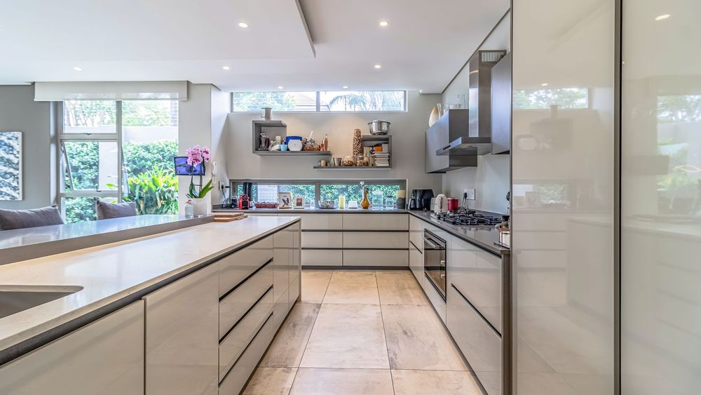 Sleek and elegant kitchen