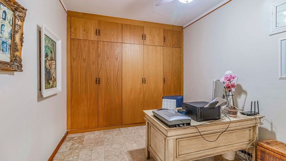 Downstairs home office