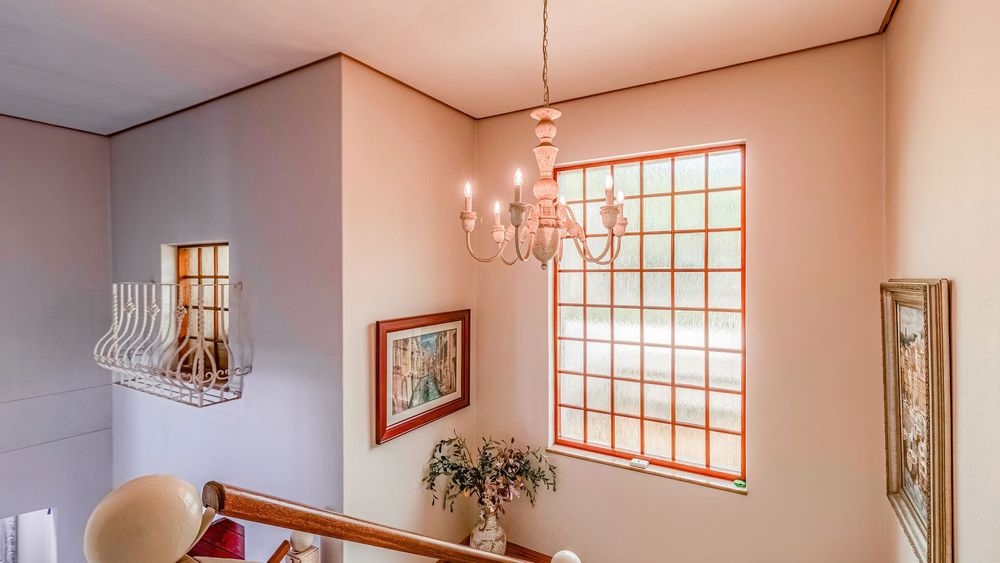 Large windows over the stairwell
