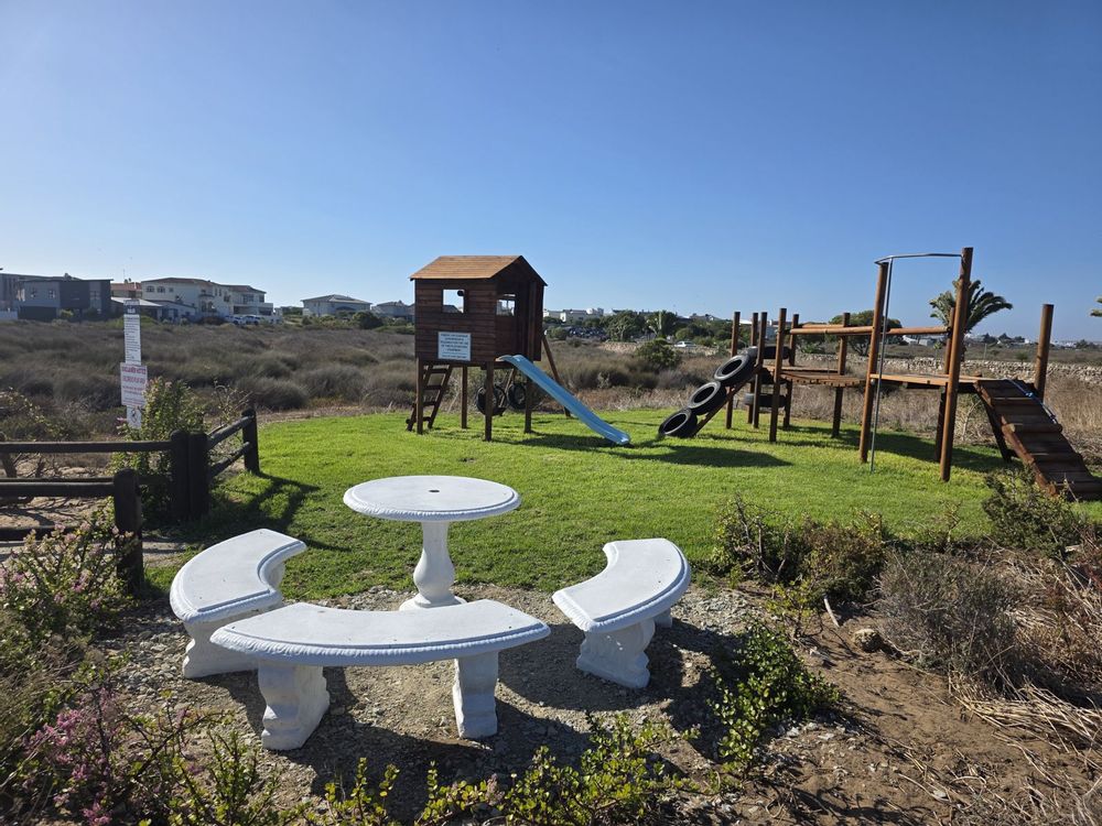 Play park by the open space walking area