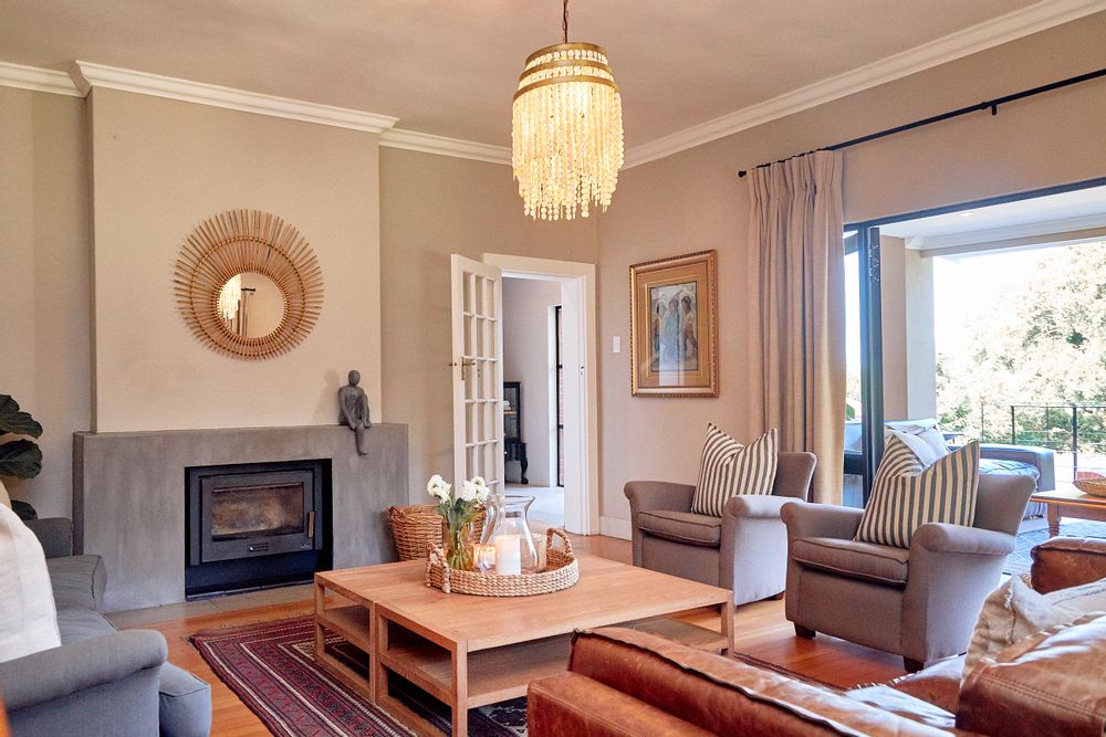 Doors leading outside onto the veranda