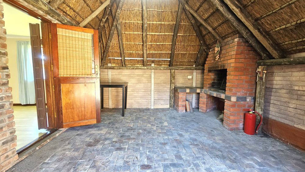 Entertainment area with built in braai