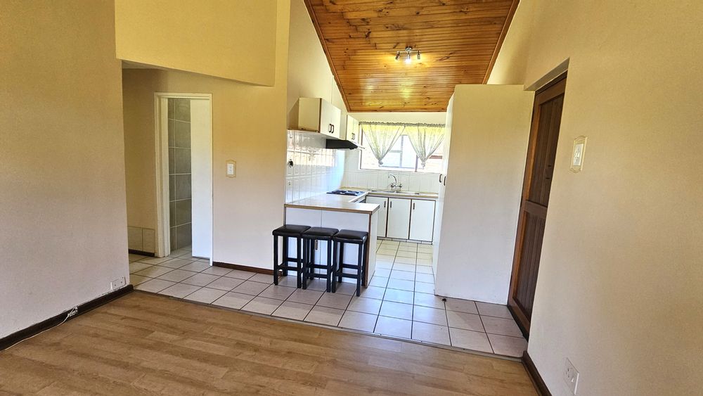 Open plan lounge and kitchen area