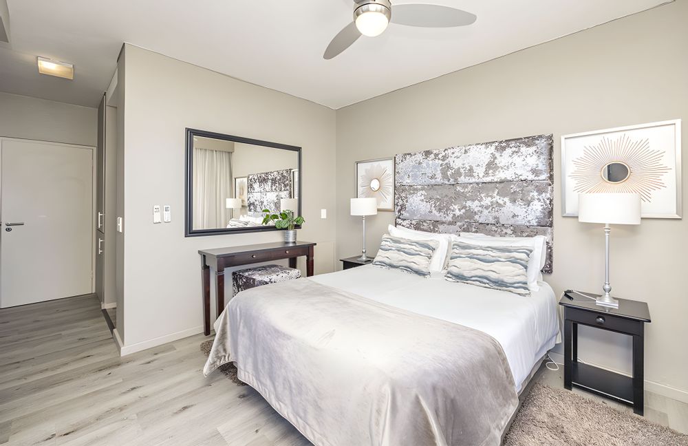 Queen Size Bed in Master Bedroom