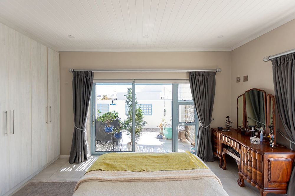 Master bedroom sliding door