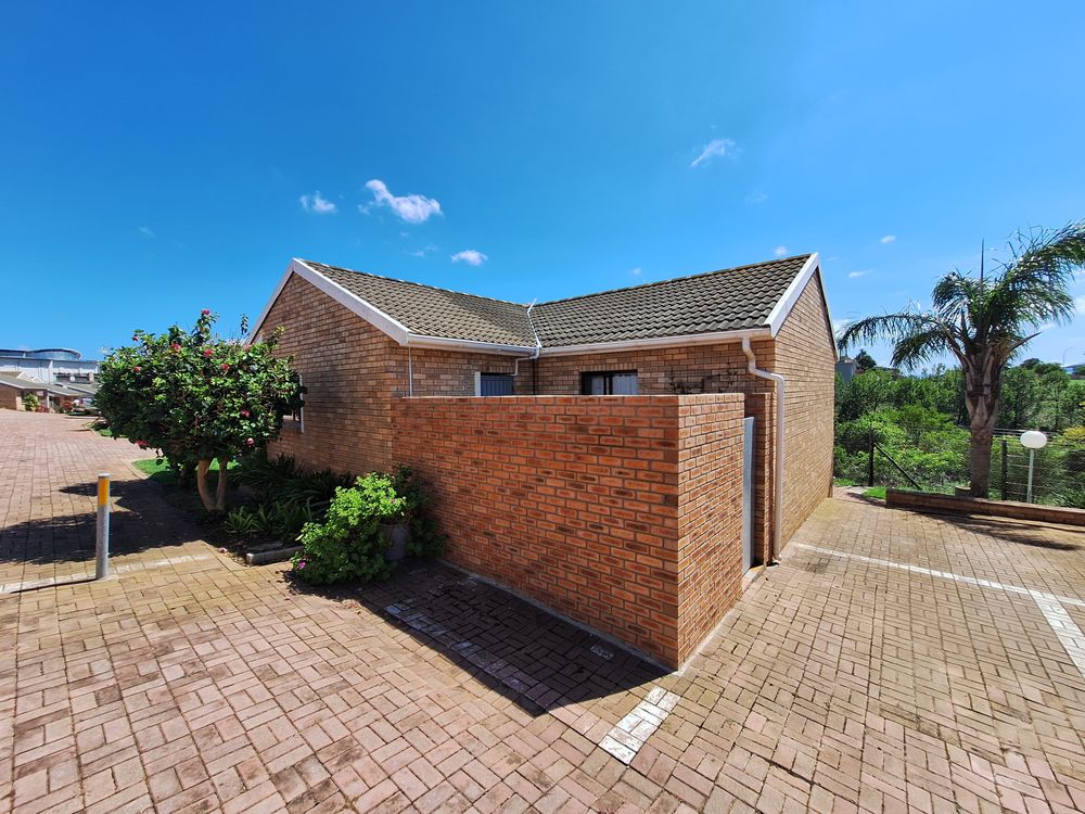 Side view of the property