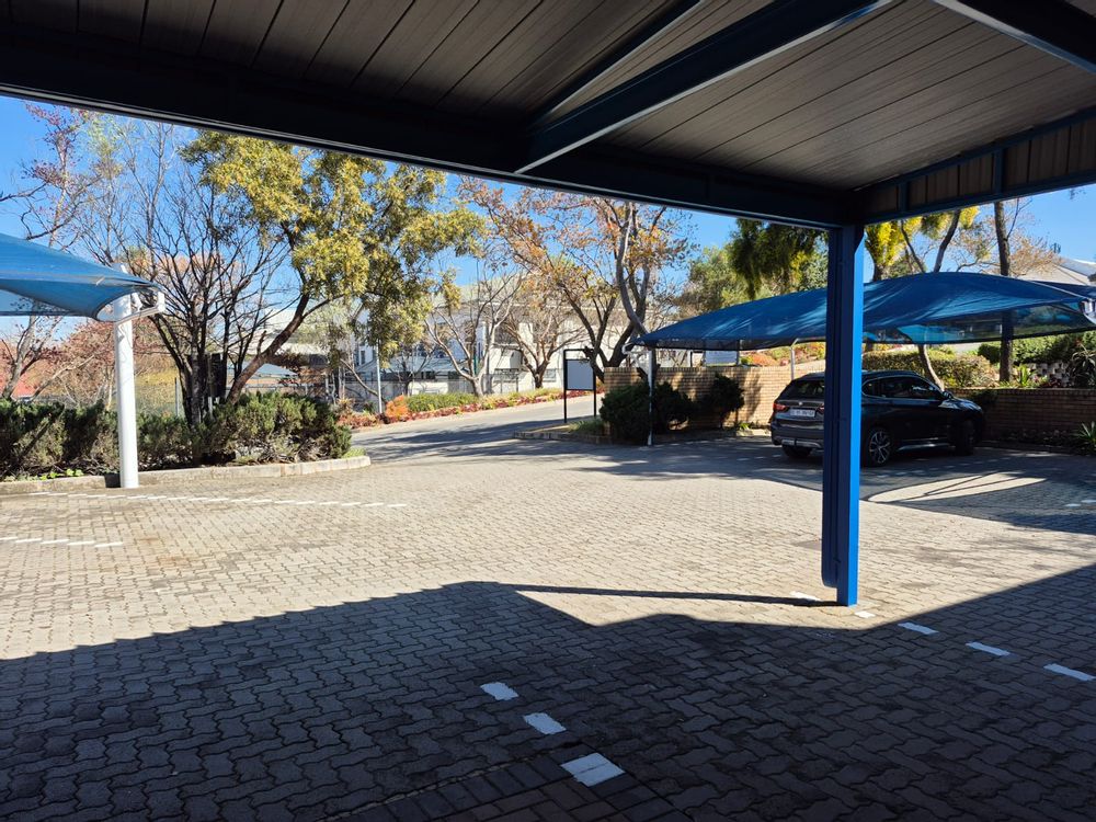 Shade-net parking at entrance
