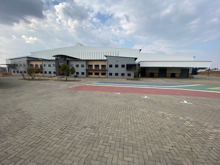 Industrial warehouse to rent in Mostyn Park with ample yard and office space.