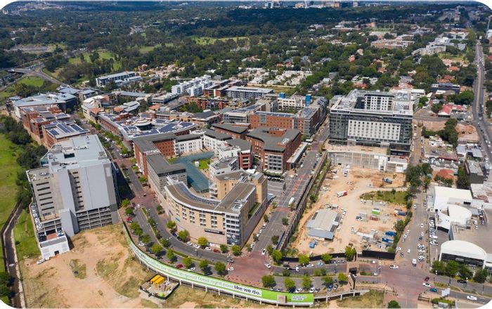 Prime office space to rent in Melrose Arch with garden access and amenities.