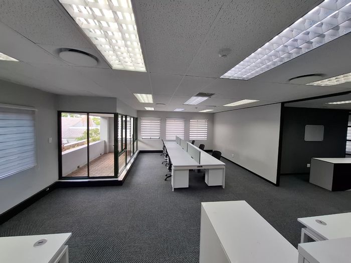 Bryanston Office To Rent: Fully furnished, 8-seater boardroom, park views, utilities included.
