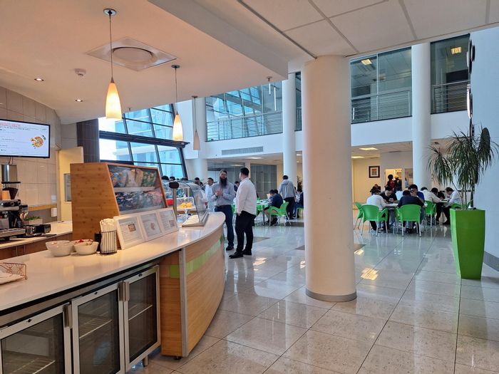 Office To Rent in Morningside: Prime location, security, gym, parking, and amenities.