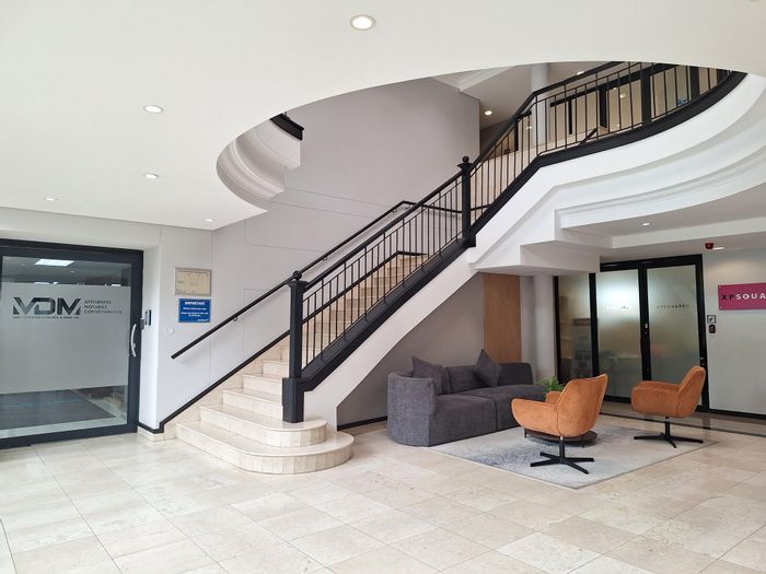 To Rent: 672sqm Office in Morningside with parking, boardrooms, and gardens.