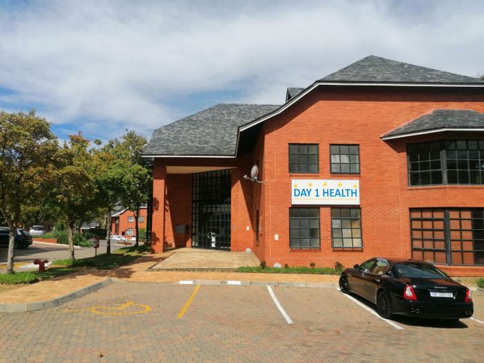 Bryanston Office To Rent: 1st floor unit with fitout, security, and amenities.