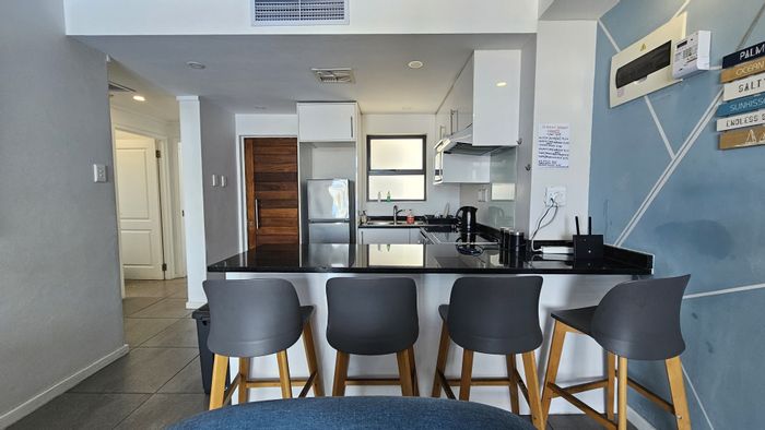 Furnished 2-bedroom apartment in Point Waterfront, with balcony and parking. To Rent.