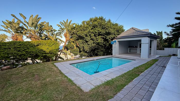 4-Bedroom House To Rent in Ballito Central with pool and sea views.