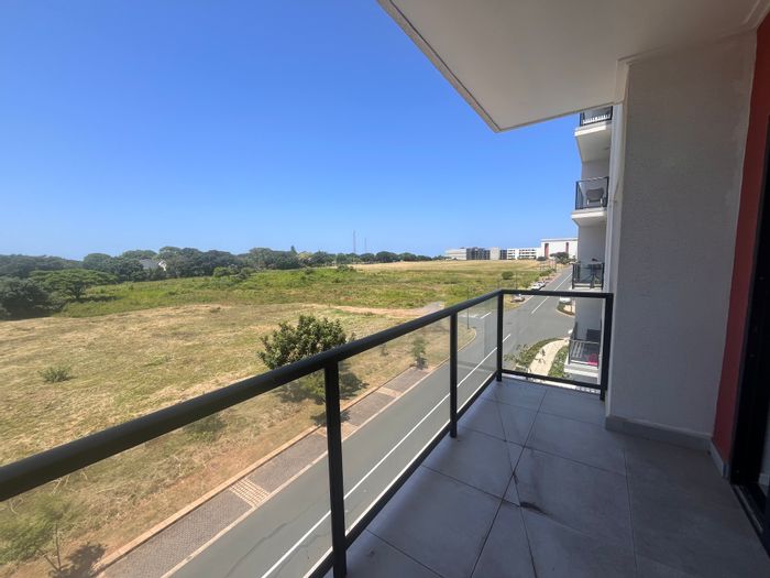 2-Bed, 2-Bath Apartment To Rent in Umhlanga Ridge with secure parking and balcony.