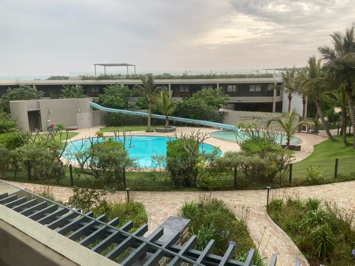 Coastal apartment in Sibaya Precinct with pools, trails, and 24-hour security. To Rent.