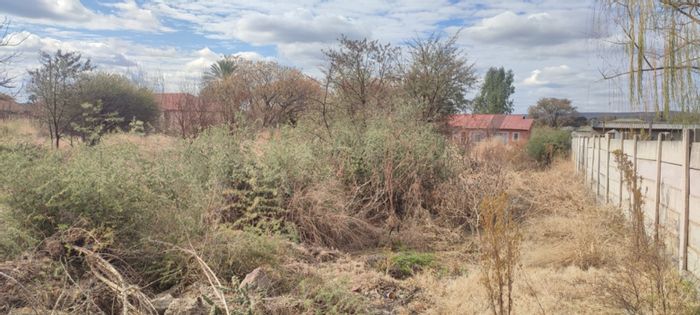 Vacant Land Residential for Sale in Swartruggens Central, 1462 sqm, fenced borders.