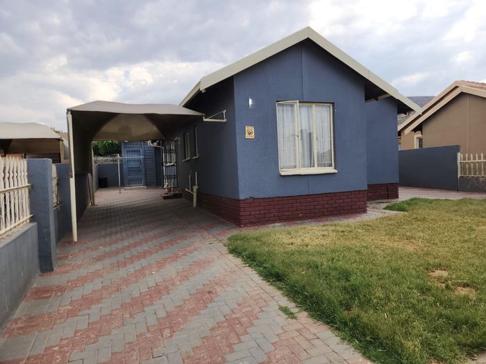 3-Bedroom House For Sale in Tlhabane West with carports and rental potential.